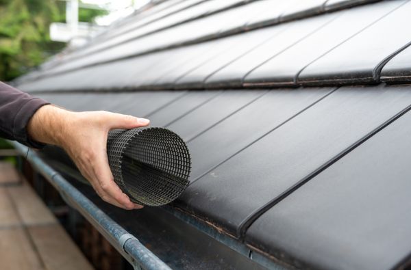 Gutter Mesh Installation in Cornelius
