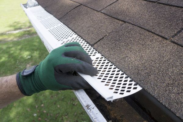 Gutter Filter Installation in Cornelius